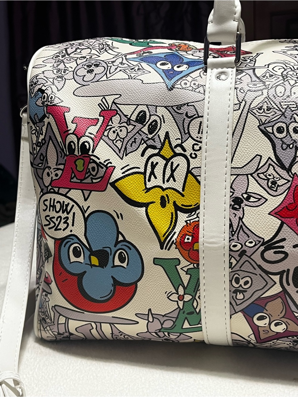 💥 Louis. Vuitton. Comics Keepall. Carry On Large Duffle limited Edition Bag - Picture 4 of 16